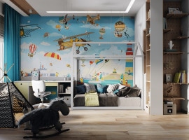 Children's room for a boy