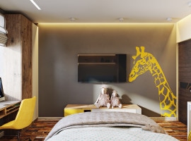 Children's room for a girl