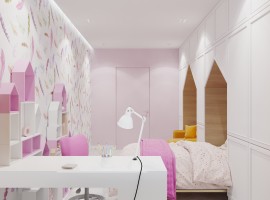 Children's room for a girl