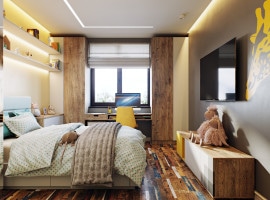 Children's room for a girl