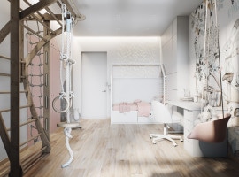 Children's room for a girl