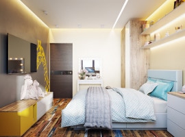 Children's room for a girl