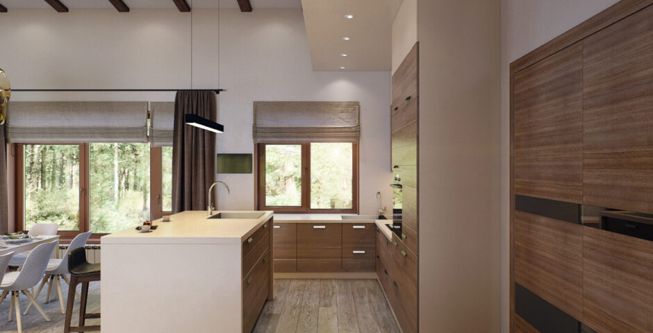 Kitchen - living room