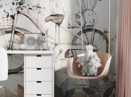 Children's room for a girl