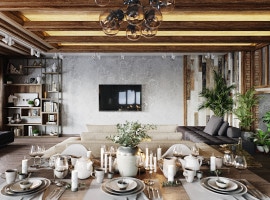Kitchen - living room