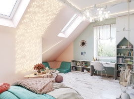 Children's room for a girl - 3rd floor