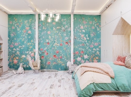 Children's room for a girl - 3rd floor