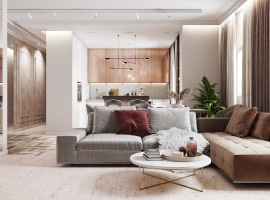 Kitchen - living room