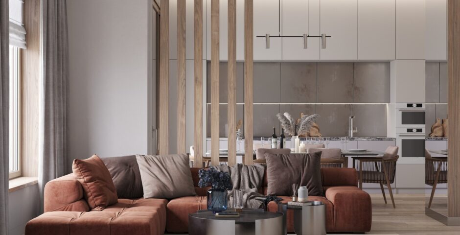 Kitchen - living room