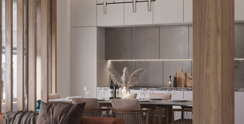 Kitchen - living room