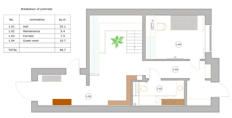Layout - 1st floor