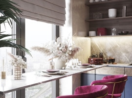 Master kitchen - living room
